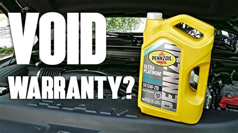 Does changing your own oil void warranty BMW?