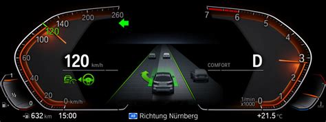 How does BMW lane departure warning work?