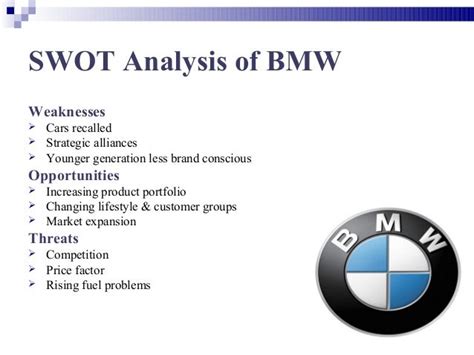What are the weaknesses of BMW?
