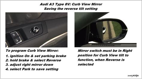 Do Audi mirrors tilt down in reverse?