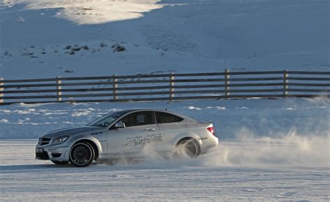 How do you drive a Mercedes in the snow?