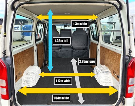 How long is the inside of a cargo van?