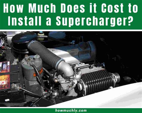 How Much Does It Cost To Install A Supercharger On A Toyota 86?