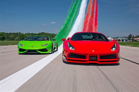 Is a Ferrari faster than a Lamborghini Huracan?