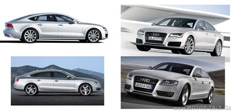 Is Audi A7 bigger than A5?