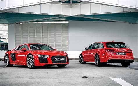 Is Audi R8 faster than RS6?