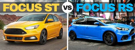 Is Ford Focus St Better Than Rs?