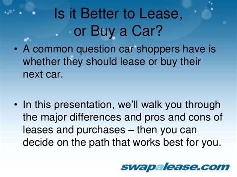 Is leasing always cheaper than buying?