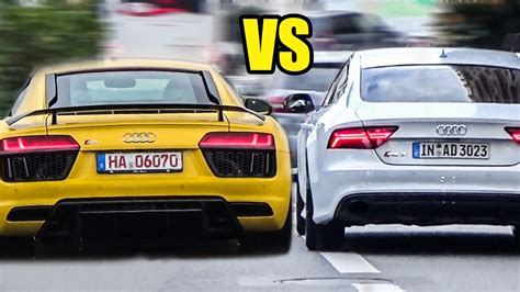 Is R8 faster than RS7?