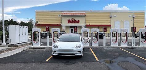 Is Tesla charging free at Wawa?