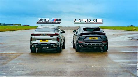 Is X6 M Competition faster than Urus?