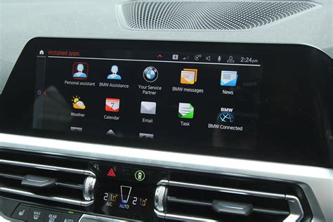 What apps are available for BMW iDrive?