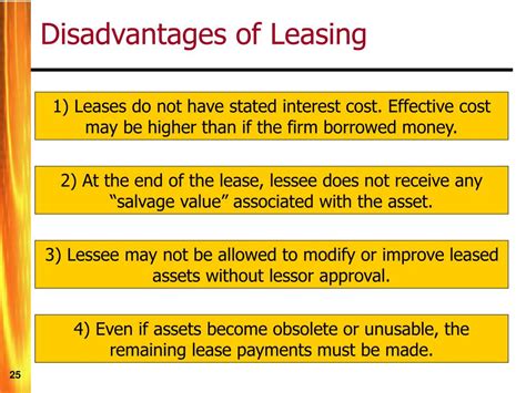 What Are 5 Disadvantages Of Leasing?