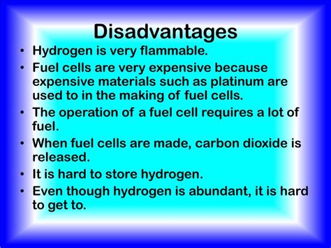 What Are The Disadvantages Of Hydrogen Fuel?