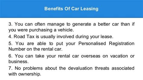 Leasing Cars Tax Benefits