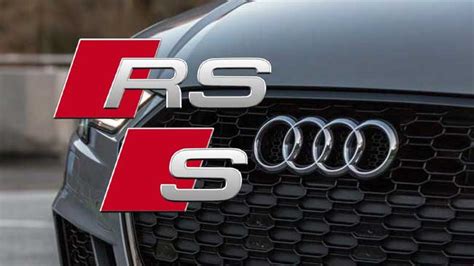 What does RS stand for Audi?