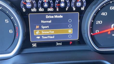 What drive mode is best for ice?