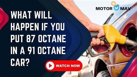 What happens if you put 87 octane in a Mercedes?