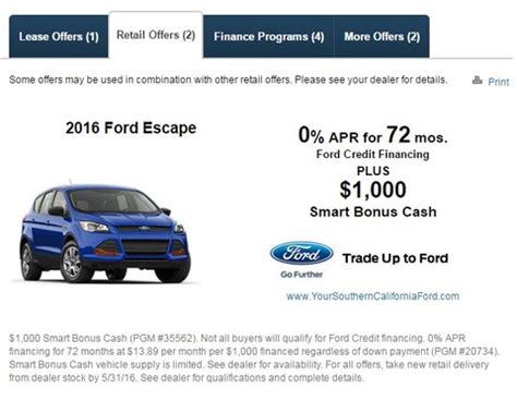 What Is Ford Options Cash Bonus?