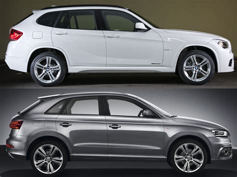 What is the Audi Q3 comparable to in BMW?