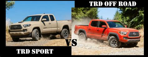 What Is The Difference Between A TRD Sport And A TRD Off-road?