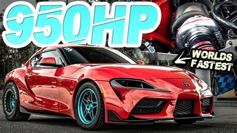 What is the fastest Supra 1 4 mile?