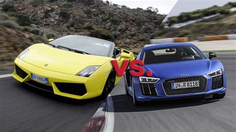 What is the Lamborghini equivalent to Audi R8?