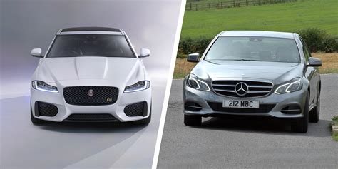 What is the Mercedes equivalent to the Jaguar XF?