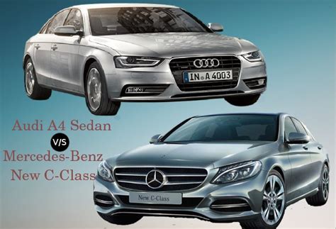 What is the price of Audi A4 vs Mercedes C-Class?