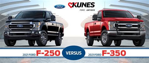 What Is The Towing Capacity Of The F-250 Vs F350?