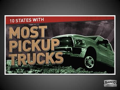 What State Owns The Most Trucks?