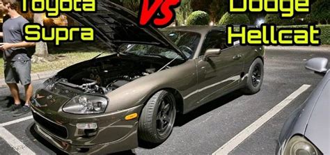 What’s Faster A Supra Or Hellcat?