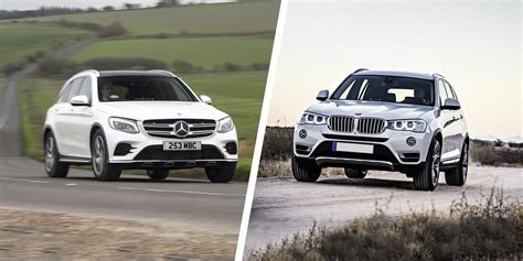 Which car is bigger BMW X3 or Mercedes GLC?