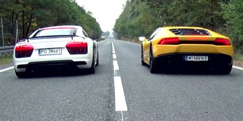 Which is faster Lamborghini or Audi R8?