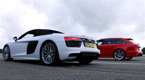 Which is faster RS6 or R8?