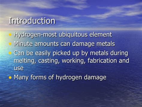 Why Is Hydrogen A Poor Choice?