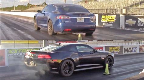 Can A Tesla Beat A ZL1 Camaro?