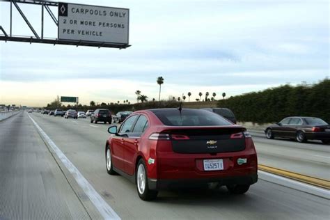 Can Chevy Volt Drive In Carpool Lane?