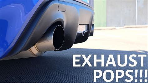 Can you make your exhaust pop?