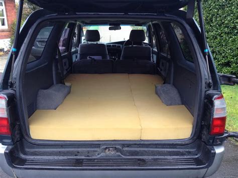 Can you sleep in the back of a Toyota Sequoia?