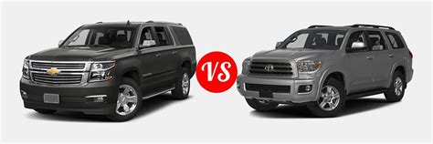 How big is a Sequoia compared to a suburban?