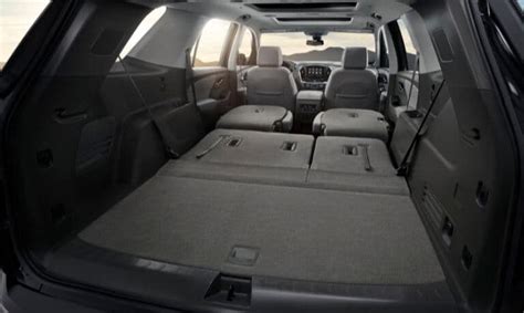 How Big Is The Back Of A Traverse With The Seats Down?