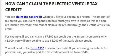 How Does EV Tax Credit Work If I Don’t Owe Taxes?