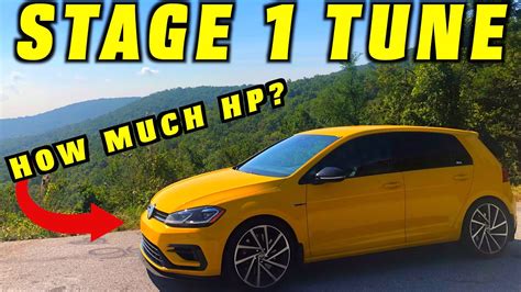 How Much Horsepower Does A Stage 1 Tune Add To A Golf R?