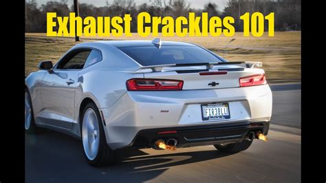 How to make v6 Camaro crackle and pop?