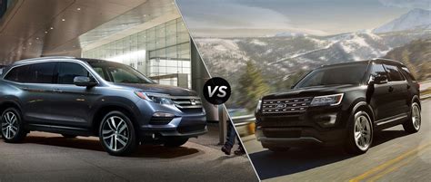 Is A Ford Explorer Bigger Than A Honda Pilot?