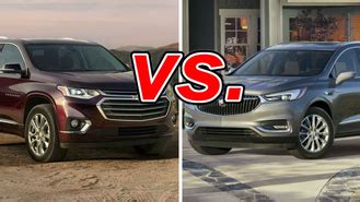 Is Chevy Traverse Bigger Than Buick Enclave?