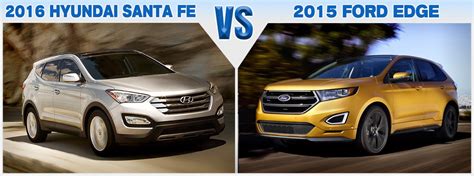 Is Hyundai Santa Fe Bigger Than Ford Edge?