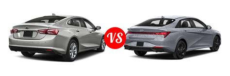 Is The Hyundai Elantra The Same Size As A Chevy Malibu?