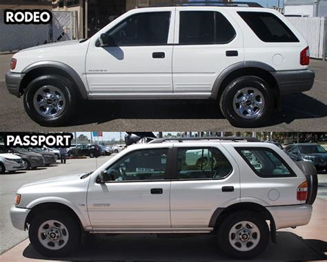 Is The Isuzu Rodeo The Same As The Honda Passport?